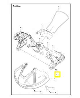 vis 585819002 . Pièce de rechange Husqvarna