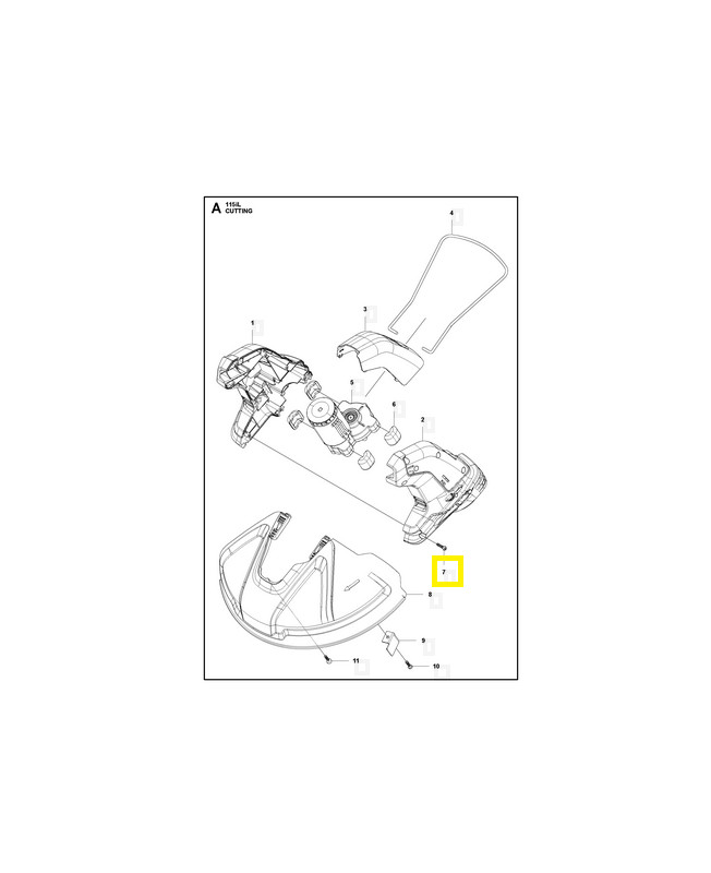 vis 585819002 . Pièce de rechange Husqvarna