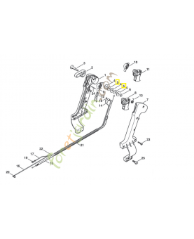 Rondelle élastique 9322-630-0715. Pièce de rechange Sithl / Vicking