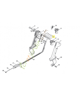 Circlip 1120-122-9000. Pièce de rechange Sithl / Vicking