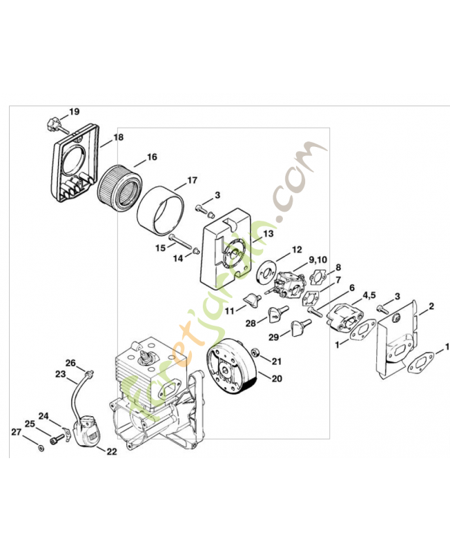 Carburateur wt 230 . Pièce de rechange Sithl / Vicking Carburateur wt 230 . Pièce de rechange Sithl / Vicking
