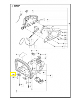 Ressort 590647701. Pièce détachée Husqvarna