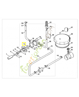 Couronne mobile 4202-704-0600. Pièce de rechange Sithl / Vicking