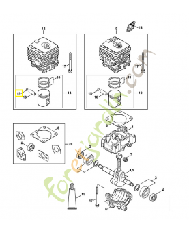 Clips c 8x0,7 9463-650-0805. Pièce de rechange Sithl / Vicking