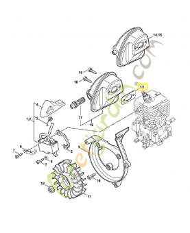 Joint de silencieux 4144-149-0600. Pièce détachée Stihl