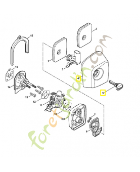 Couvercle de filtre 4241-140-1001. Pièce de rechange Sithl / Vicking