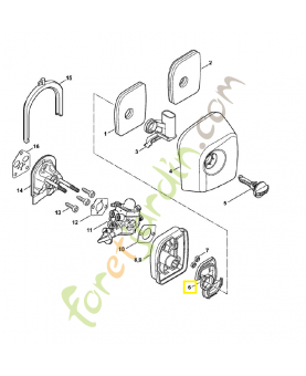 Chicane 4241-121-6900. Pièce de rechange Sithl / Vicking