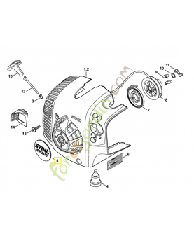Plaque matricule sr 200 4241-967-1507. Pièce de rechange Sithl / Vicking