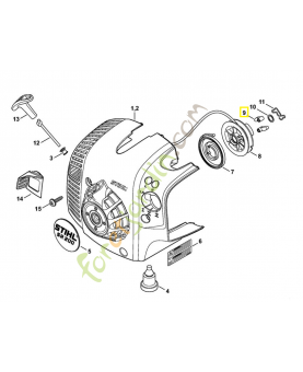 Cliquet Stihl réf 1123-195-7200- Pièce détachée Stihl / Vicking