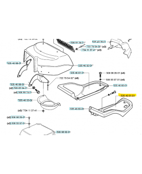 Tapis 535466103. Pièce de rechange Husqvarna
