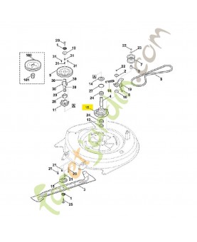 Support 6170-702-6910. Pièce de rechange Sithl / Vicking 