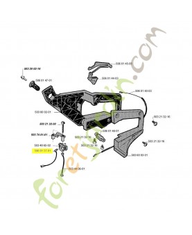 Fil de court-circuit Husqvarna réf. 506013701