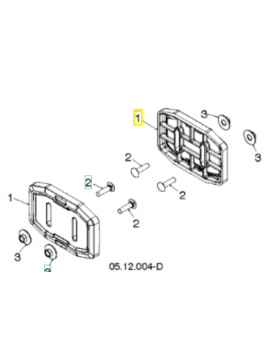 Socle 583838801. Pièce de rechange Husqvarna