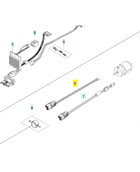 Connecteur 596263001. Pièce détachée Husqvarna