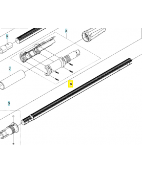Tube 596296201. Pièce détachée Husqvarna