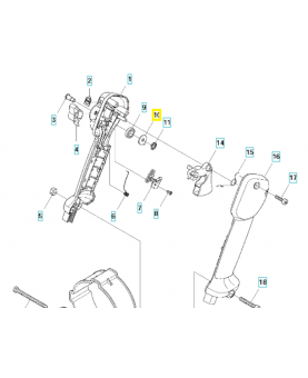 Rondelle 505181501. Pièce de rechange Husqvarna