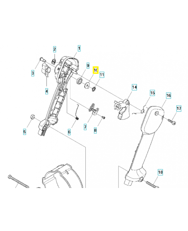 Rondelle 505181501. Pièce de rechange Husqvarna