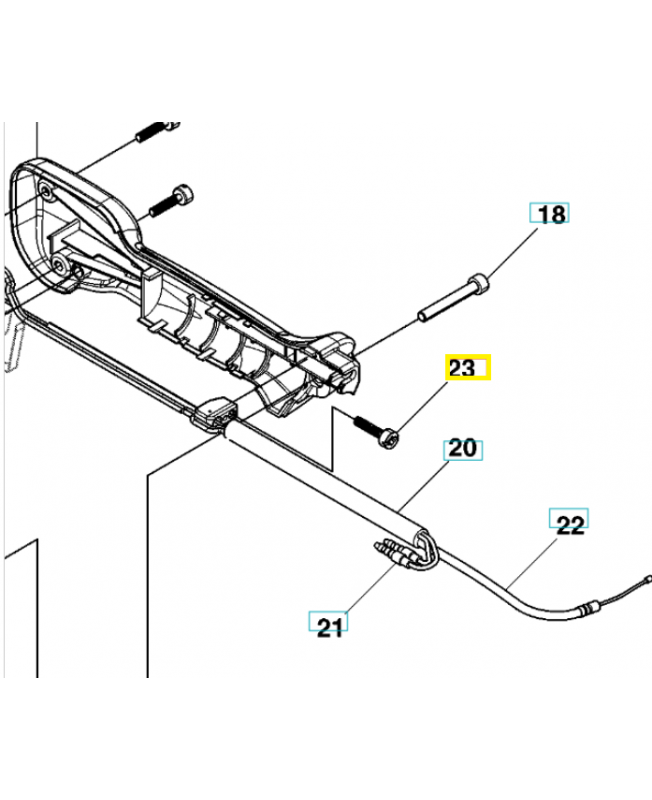Vis 544275101. Pièce de rechange Husqvarna Remplace la référence 505291201 et 544275101