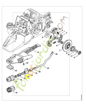 Anneau de joint 0000-954-1701. Pièce de rechange Sithl / Vicking