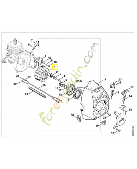 Rotor 4130-400-1250. Pièce de rechange Sithl / Vicking