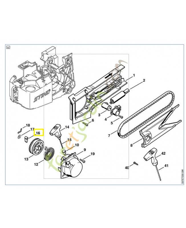 Cliquet 4221-195-7200. Pièce de rechange Sithl / Vicking