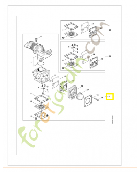 Carburateur complet 4149/024149-120-0602. Pièce détachée Stihl / Vicking