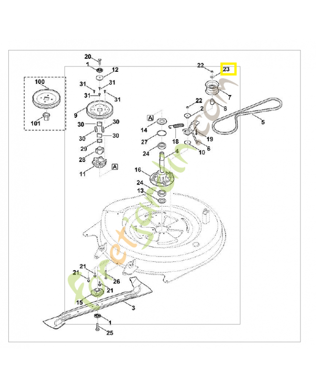 Rondelle 8,4 9310-021-0180. Pièce de rechange Sithl / Vicking