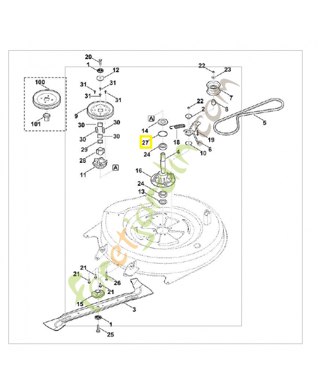 Joint torique 23x1,5 9645-945-7699. Pièce de rechange Sithl / Vicking