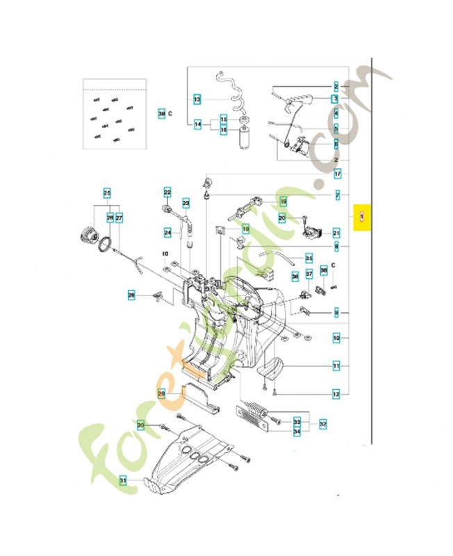Reservoir essence complet