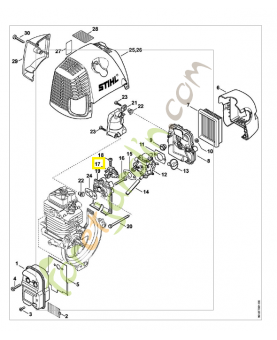 Pièce de serrage 4180-182-7601. Pièce de rechange Sithl / Vicking