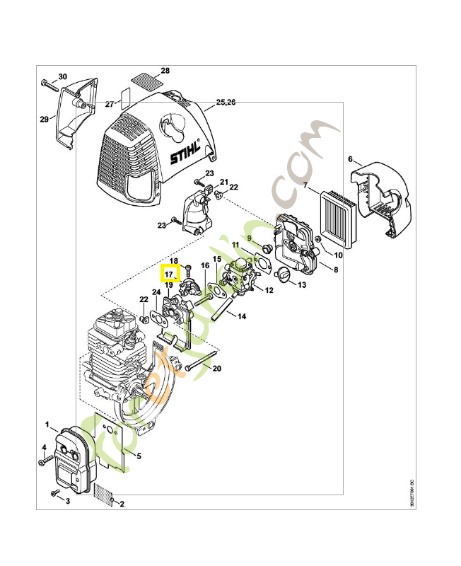 Pièce de serrage 4180-182-7601. Pièce de rechange Sithl / Vicking Pièce de serrage 4180-182-7601. Pièce de rechange Sithl / Vicking