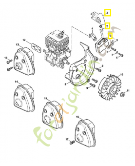Module d'allumage 4241-400-1318. Pièce détachée Stihl / Vicking