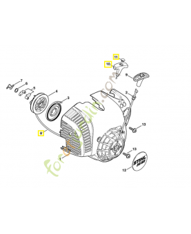 Poignée elastostart d.3,0mm 0000-190-3404. Pièce de rechange Sithl / Vicking