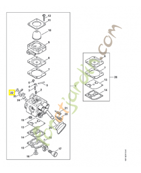 Vis cylindrique m3x3.5 9079-319-0280. Pièce de rechange Sithl / Vicking