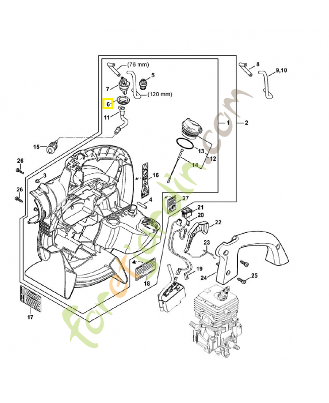 Douille 4238-353-9200. Pièce de rechange Sithl