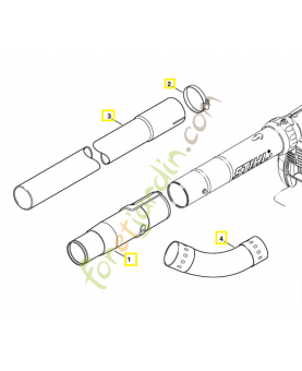 Kit de nettoyage pour gouttière 4241-007-1003. Pièce de rechange Sithl 