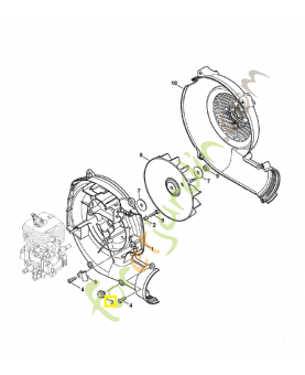 Butoir d’arrêt 4241-791-5900. Pièce de rechange Sithl / Vicking
