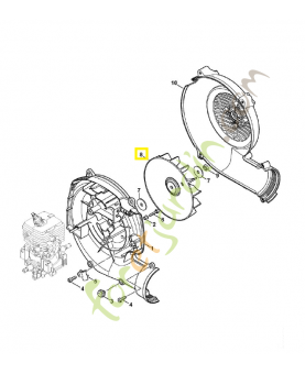 Turbine 4241-704-3401. Pièce de rechange Sithl / Vicking