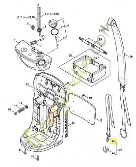 Mousqueton 4244-710-6900. Pièce de rechange Sithl / Vicking