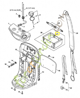 Fermeture pour harnais 4134-710-6401. Pièce de rechange Sithl 