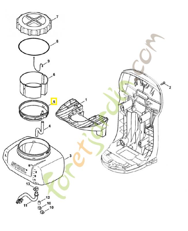 Garniture 4244-701-1600. Pièce de rechange Sithl / Vicking