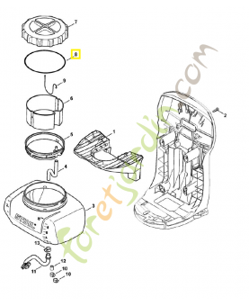 Anneau de joint 4244-709-2000. Pièce de rechange Sithl / Vicking