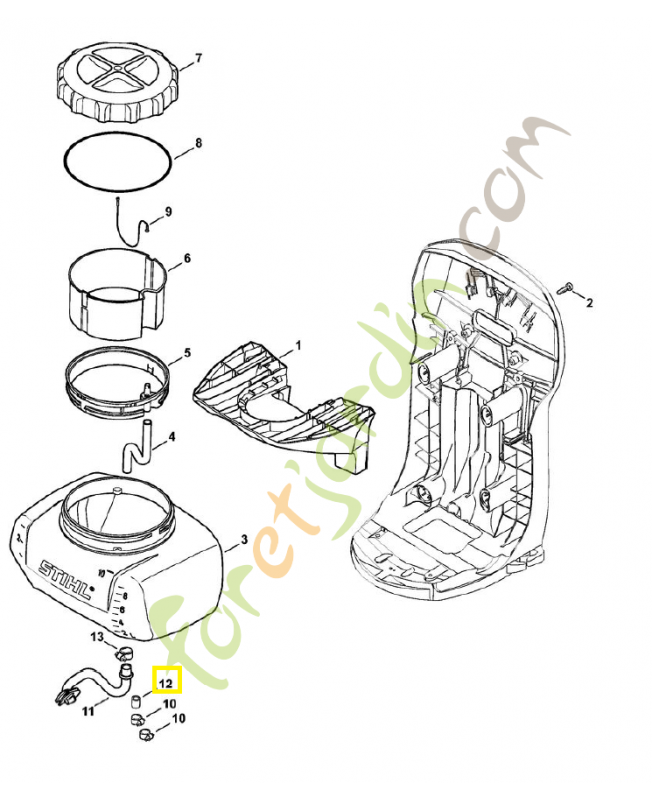 Bouchon 4244-708-5900. Pièce de rechange Sithl / Vicking Bouchon 4244-708-5900. Pièce de rechange Sithl / Vicking