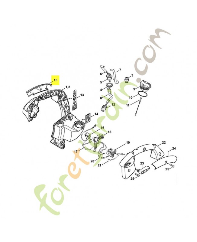 Monture poignee exterieure 4241-791-0801