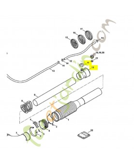 Buse. Pièce de rechange Sithl référence 4203-700-6318