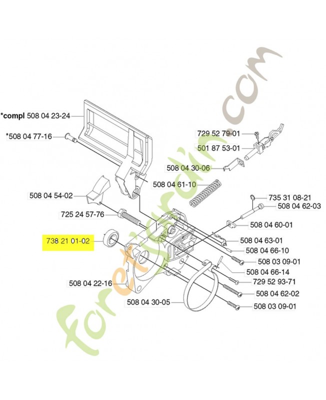 Roulement a billes 738210102