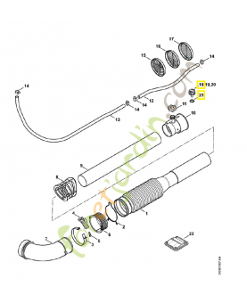 Buse d 0,5mm 4203-700-6311. Pièce de rechange Sithl / Vicking