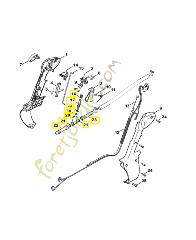 Soupape complète 4244-670-5000. Pièce de rechange Sithl / Vicking