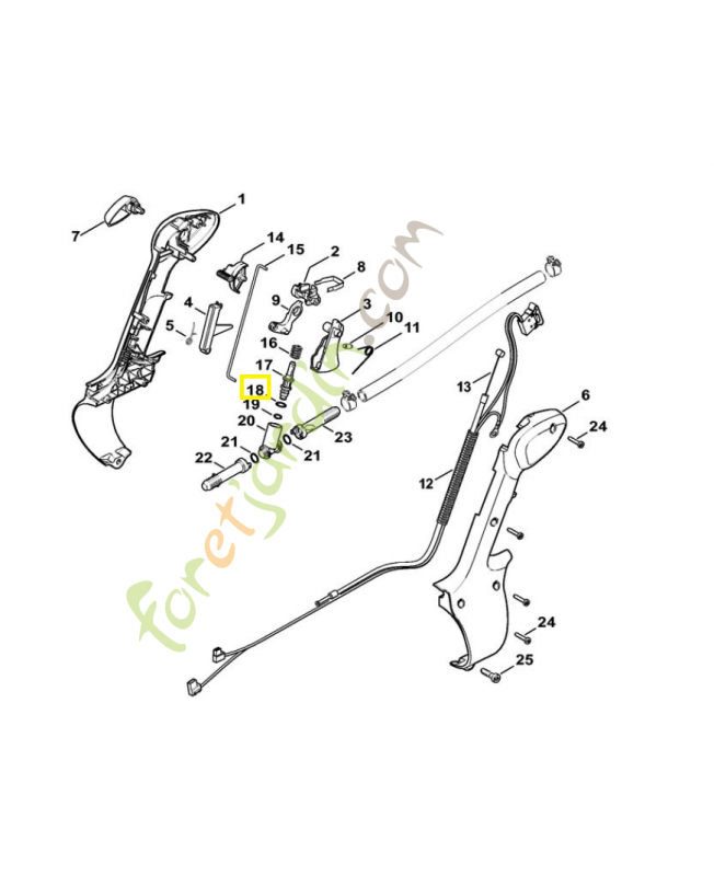 Joint torique 7 x 2,5 9645-951-7486. Pièce de rechange Sithl / Vicking