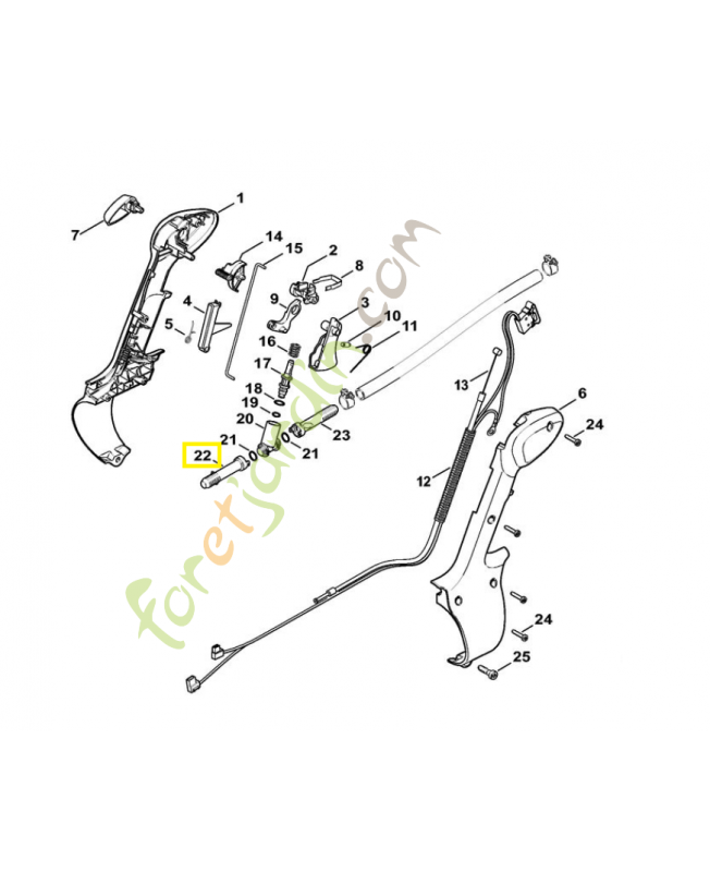 Tube 4244-512-2900. Pièce de rechange Sithl / Vicking